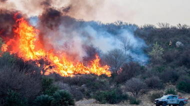 Incendios en Córdoba: hay cuatro focos activos en la provincia