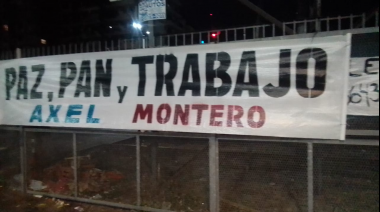 La caravana a Luján con folclore político