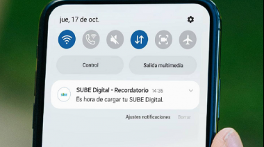 SUBE Digital: cómo activar el recordatorio que avisa cuando el saldo está por agotarse