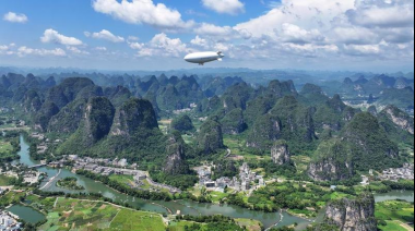 Dirigible tripulado de China recibe nuevos pedidos y está listo para operación comercial