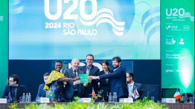 Presidente de Brasil expresa en marco de U20 que no habrá paz en las ciudades "si no hay paz en el mundo"