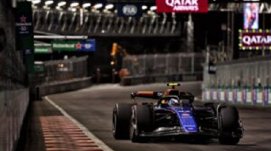 Colapinto completó la carrera en Las Vegas: 14° tras partir de boxes