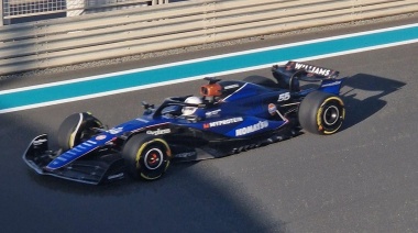 Sainz probó el Williams de Colapinto en Abu Dhabi