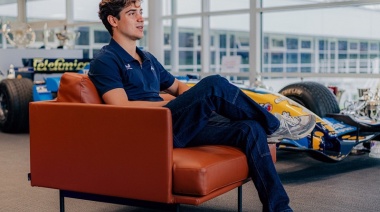 Franco Colapinto en su primer día en Alpine: "Mi rol en el equipo es ayudar, darles una mano en todo lo que pueda"