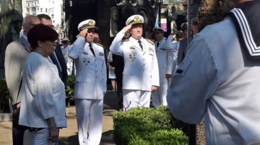 En el Cementerio de la Recoleta se realizó un homenaje al Almirante Guillermo Brown
