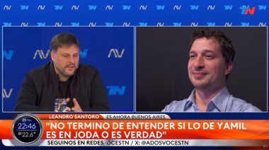 Yamil Santoro: "Leandro, mi hermano, es el candidato bueno, no el kuka"