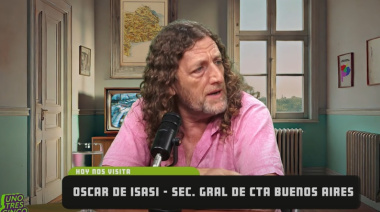 De Isasi consideró que el movimiento trabajador está consiguiendo su unidad, y pidió cuidar a Kicillof como alternativa a Milei