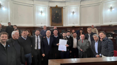 El Concejo Deliberante declaró Personalidad Destacada de la ciudad de La Plata al dirigente Oscar Vaudagna