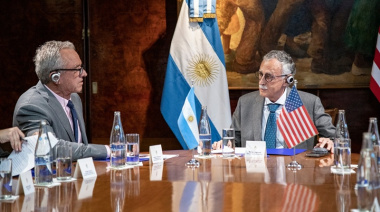 El ministro Mario Lugones mantuvo un encuentro con su par de Estados Unidos, Robert F. Kennedy Jr.