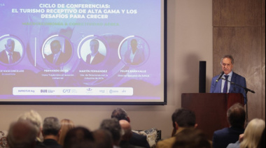 Scioli en la apertura de conferencia sobre turismo receptivo de alta gama