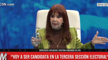 Cristina Kirchner anunció que va a ser candidata en la provincia de Buenos Aires