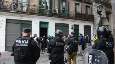 Desalojo de un inmueble ocupado hace años en pleno Casco Histórico en CABA