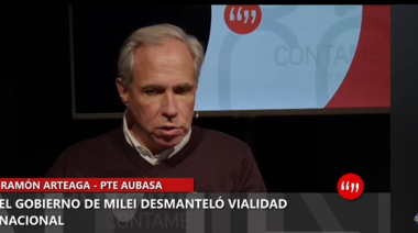 Arteaga sobre el gobierno de Milei: “Dieciocho meses sin obra pública (nacional) el deterioro está a la vista”