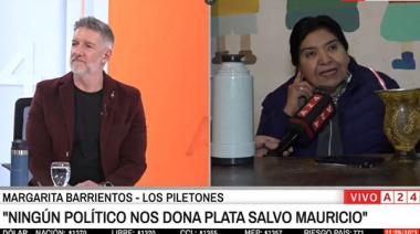 Margarita Barrientos: “Nadie dona, solo Mauricio Macri” entre los políticos