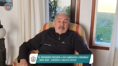 En la TV platense, Joury dijo que la campaña será polarizada, y así lo dio a entender Milei
