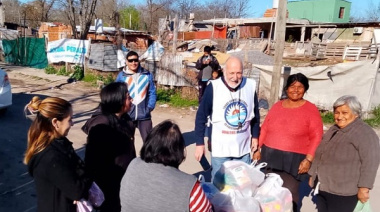 Baja el agua del Río Luján y florece la solidaridad en Pilar