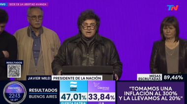 Milei reconoció la derrota en Provincia: “Tuvimos un revés electoral y hay que aceptarlo”