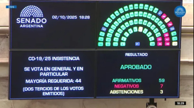 Nuevo revés legislativo para el Gobierno: el Senado rechazó los vetos de Milei a la Ley Garrahan y al Financiamiento Universitario