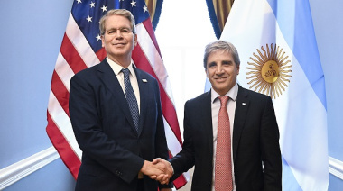 Estados Unidos oficializa swap de divisas por USD 20.000 millones con Argentina