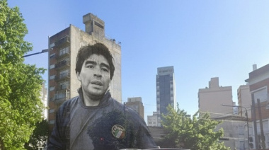 Vecinos de La Plata presentaron un proyecto para realizar un mural de Diego Maradona en Plaza Italia