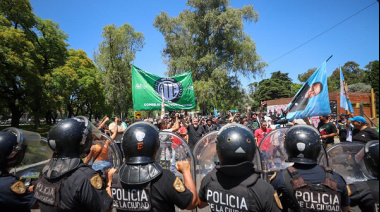 ATE inició protestas sorpresivas con un corte en la General Paz a la altura del INTI