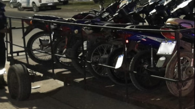 En La Plata, refuerzan los controles vehiculares con más de un centenar de motos secuestradas