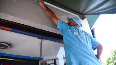 La Municipalidad de La Plata realizó nuevas mejoras en instituciones, comercios, viviendas y mobiliario