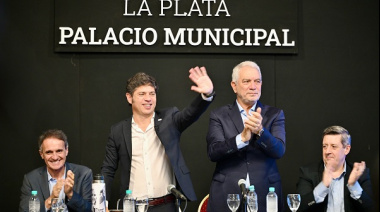 Alak y Kicillof anunciaron la finalización del Acueducto Norte y presentaron nuevas obras para La Plata