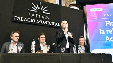 Alak y Kicillof anunciaron la segunda etapa de obras hídricas para La Plata