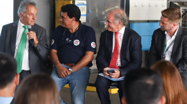 Scioli y Brom acompañaron el operativo de traslado de animales rescatados del ex zoológico de Luján