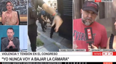 Incidente entre la Policía Federal y un camarógrafo de A24: respaldo de Arietto, denuncia de Pagano y críticas desde la UCR