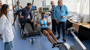 El seleccionado de remo se realizó evaluaciones en el CeNARD