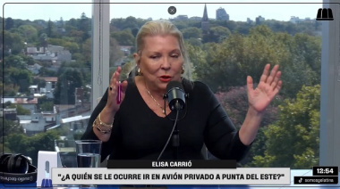 Caso Adorni: "es lo más bizarro que he visto", dijo Carrió y cargó contra "el look" de la escribana