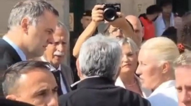 ATE desplegó un fuerte dispositivo de protesta ante la llegada de Adorni al Malbrán