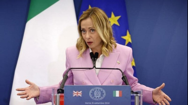 Italia suspende acuerdo de defensa con Israel, según premier Meloni