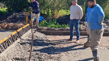 La gestión de Hourcade acelera el plan de pavimento en Magdalena y Bartolomé Bavio