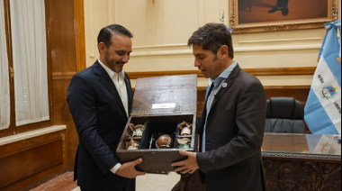 Kicillof reafirma su perfil nacional en Corrientes con acuerdos productivos junto a Juan Pablo Valdés