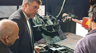 Hourcade visitó Tormecan y reforzó el proyecto del Parque Industrial de Magdalena
