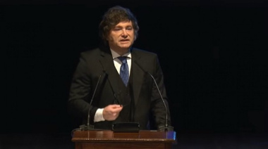 Milei defendió el recorte de subsidios en el Palacio Libertad: "Sin propiedad privada no hay mercado"
