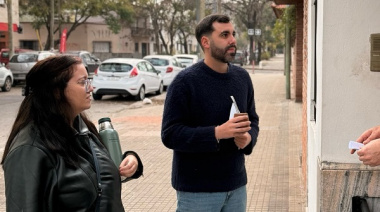 Tras el fuerte cruce por el "Plan Antifisuras", Morzone volvió al timbreo en el Casco platense