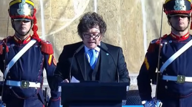 Milei, en el acto del Día de la Bandera: "Belgrano puede ser considerado el primer intelectual liberal económico argentino"