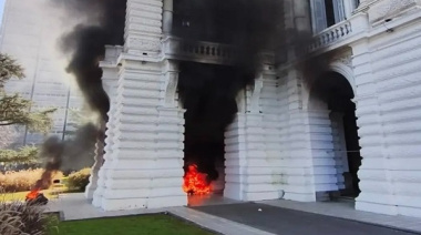 Municipio de La Plata denunció al MTE por destrozos en el Palacio Municipal: qué reclamaba