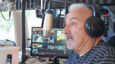 "Gracias al fútbol, ahora somos los inmortales", señaló Jorge Joury por la FM 98.9 y Pinamar TV