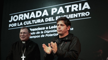 Axel Kicillof participó de la Jornada Patria por la Cultura del Encuentro