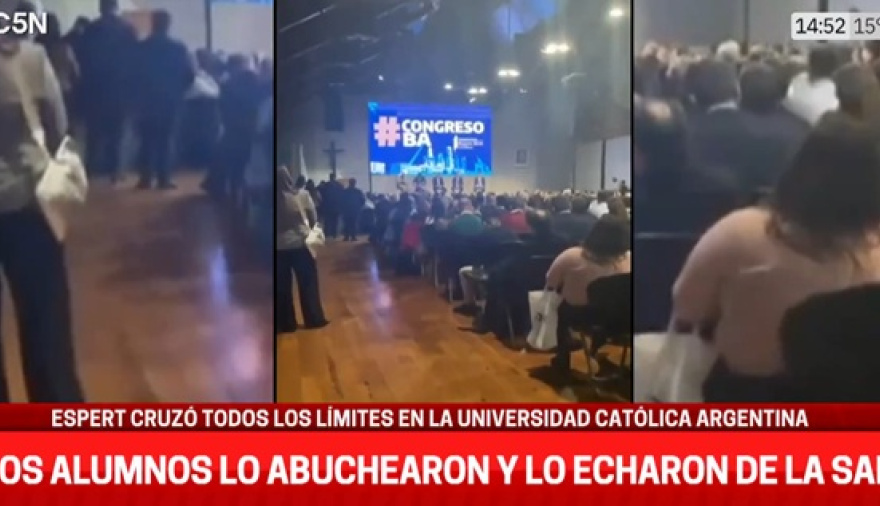 Escándalo: Espert llamó “hija de una gran p…” a Florencia Kirchner en una cumbre de comunicación, y fue abucheado