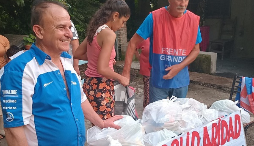 Continúan los eventos solidarios en el barrio Los Troncos, de Pilar