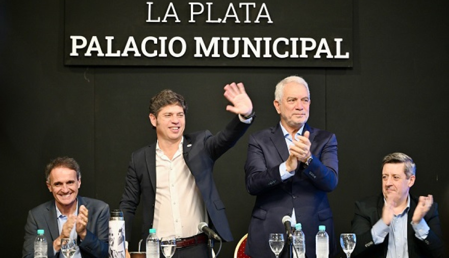 Alak y Kicillof anunciaron la finalización del Acueducto Norte y presentaron nuevas obras para La Plata