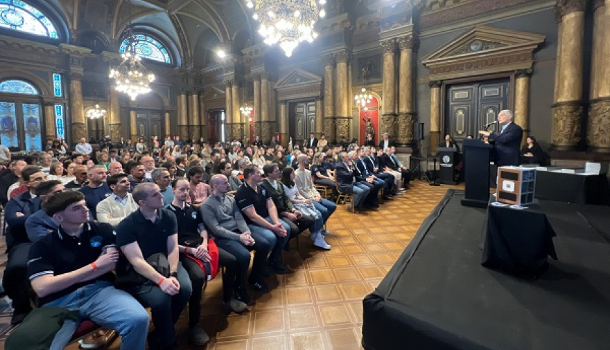 De la UNLP al Espacio Profundo: Distinguen al equipo que llevó tecnología platense a la Luna