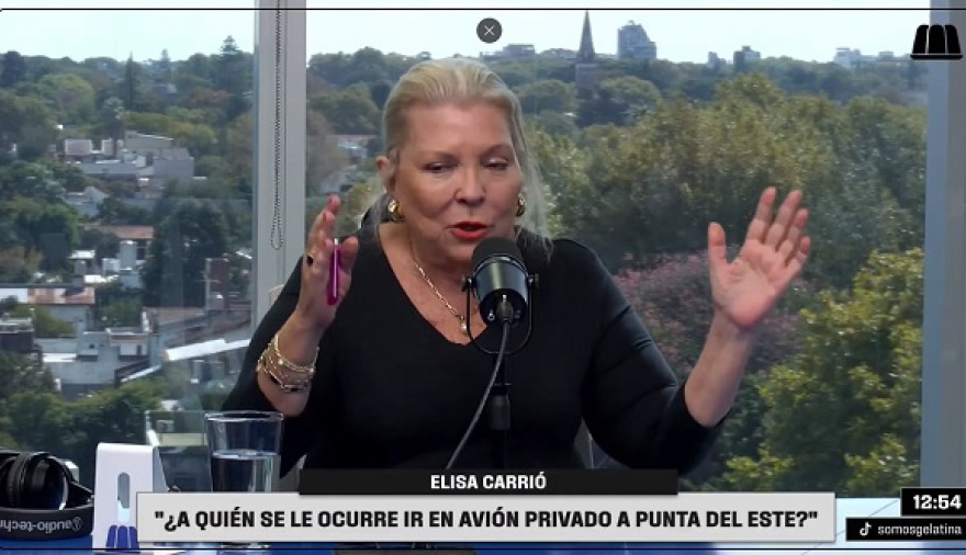 Caso Adorni: "es lo más bizarro que he visto", dijo Carrió y cargó contra "el look" de la escribana