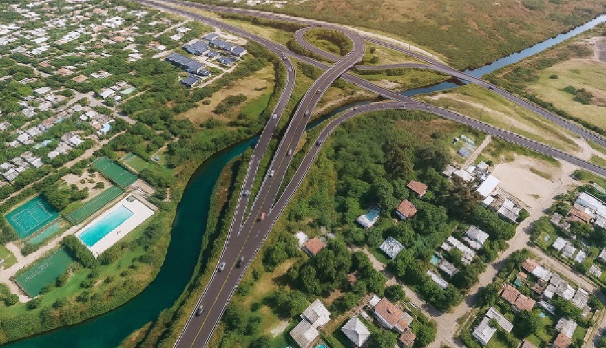 Plan de restitución de árboles en la obra de la nueva bajada de City Bell